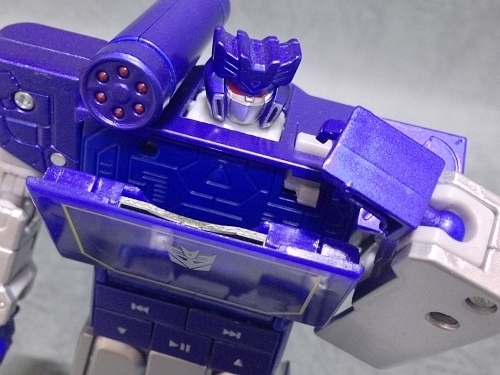 トランスフォーマー ミュージックレーベル サウンドウェーブ スパークブルーver TF:ミュージックレーベル】サウンドウェーブ（スパークブルー